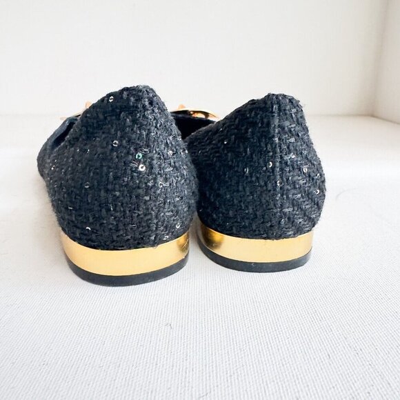 Ted Baker Emma Rose Half d'Orsay Pointed Toe Leather Flat 8 - Picture 7 of 9